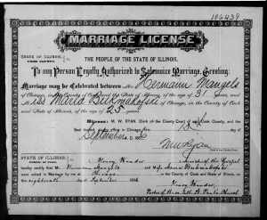 MR 1886 Maria Bukmakofski and Hermann Mangels