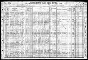 1910 US Census IL Walton, Edna
