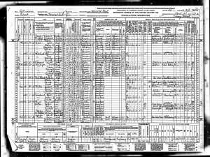 1940 US Census Walton, Edna