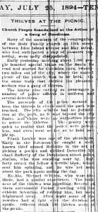 Chicago Daily News July 25, 1895 pg 1