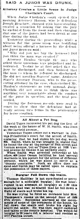 Chicago Daily News October 25, 1894 pg 1