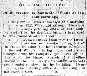 CHicago Daily News November 5, 1894 page 1