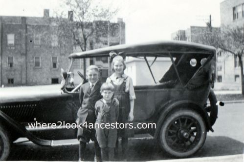 Harriette, Earl and Oliver Tolf circa