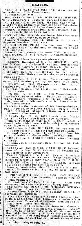 Chicago Daily News December 10, 1894 pg 9