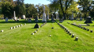 Union area of Oak Woods Cemetery