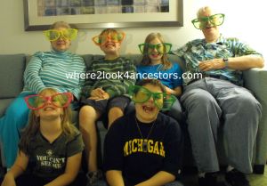 Daddy and four of his great-grandchildren