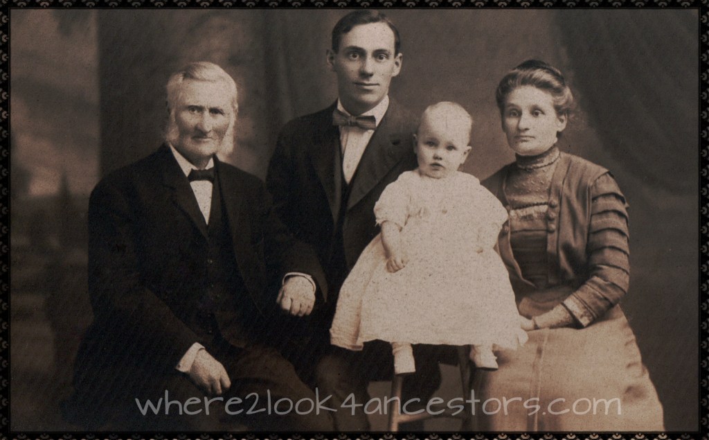 Four Generations of Landstrom/Tolf Ancestors