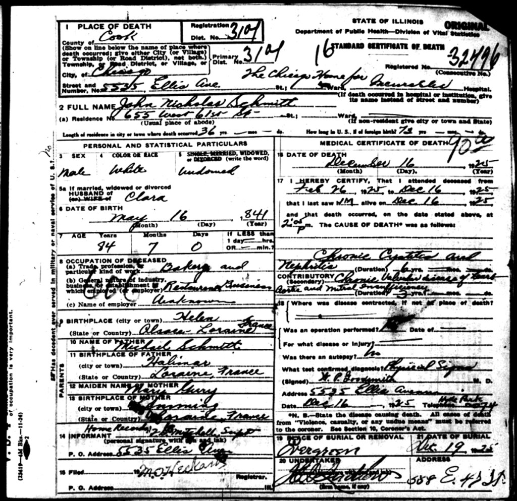 DC John Nicholas Schmitt