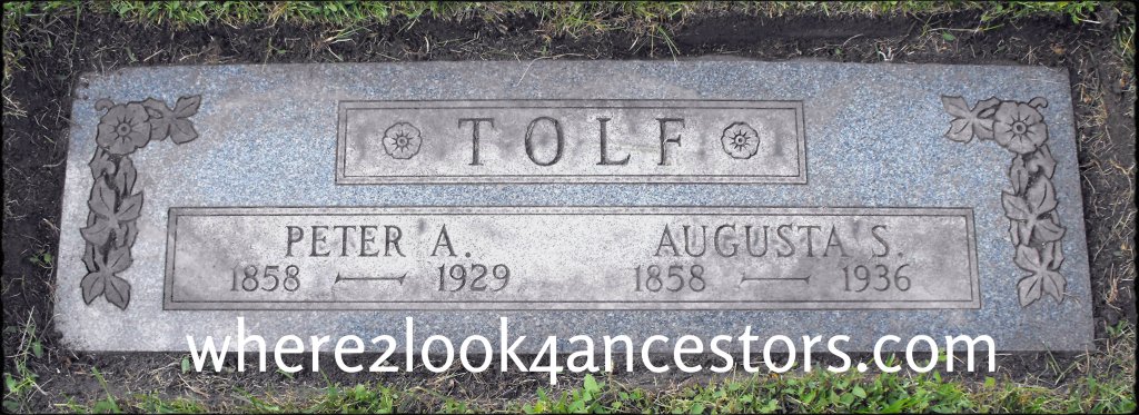 2016 01-17 HS Peter and Augusta Tolf