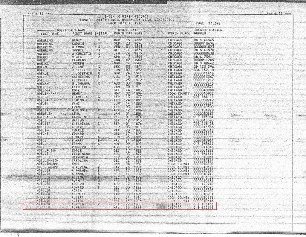 1871-1916 Index to Birth Records pg 13392