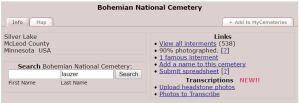 Bohemian National Cemetery on Find A Grave